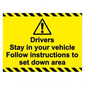Delivery Driver Signage